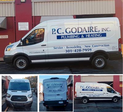 P.C. Godaire Vehicle Lettering.
Van Lettering in Gaithersburg
Damascus signs