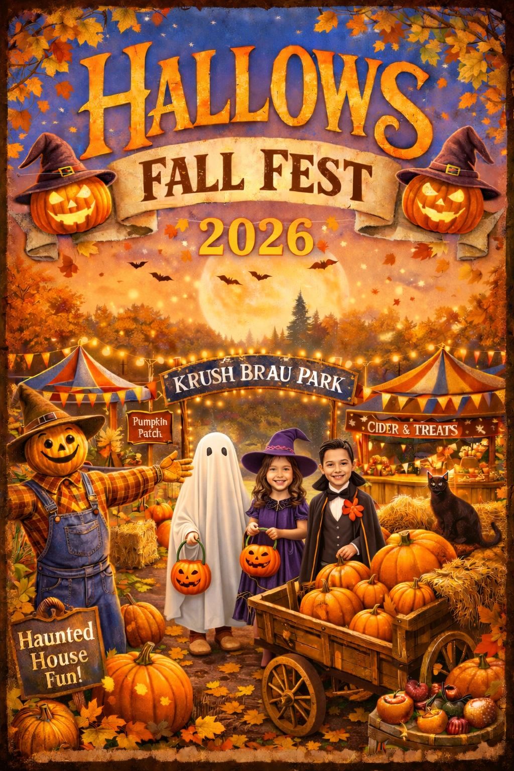 Experience Thrilling Halloween Night Events at Hallows Fall Fest