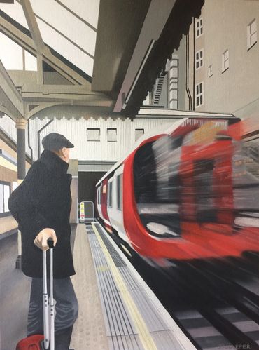 London underground tube train