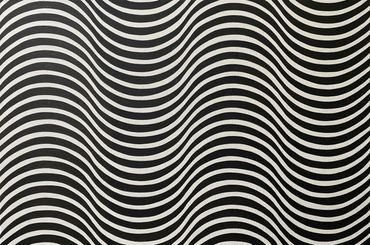 black and white abstract original oil painting on canvas for sale uk optical illusion movement large