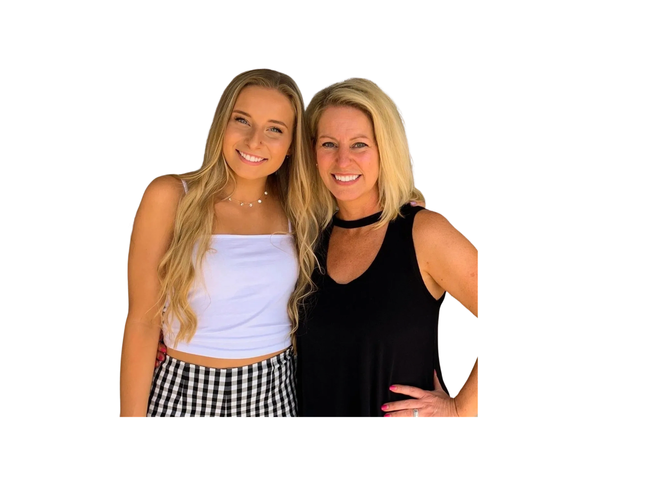 Sydney and Tammie smiling together.