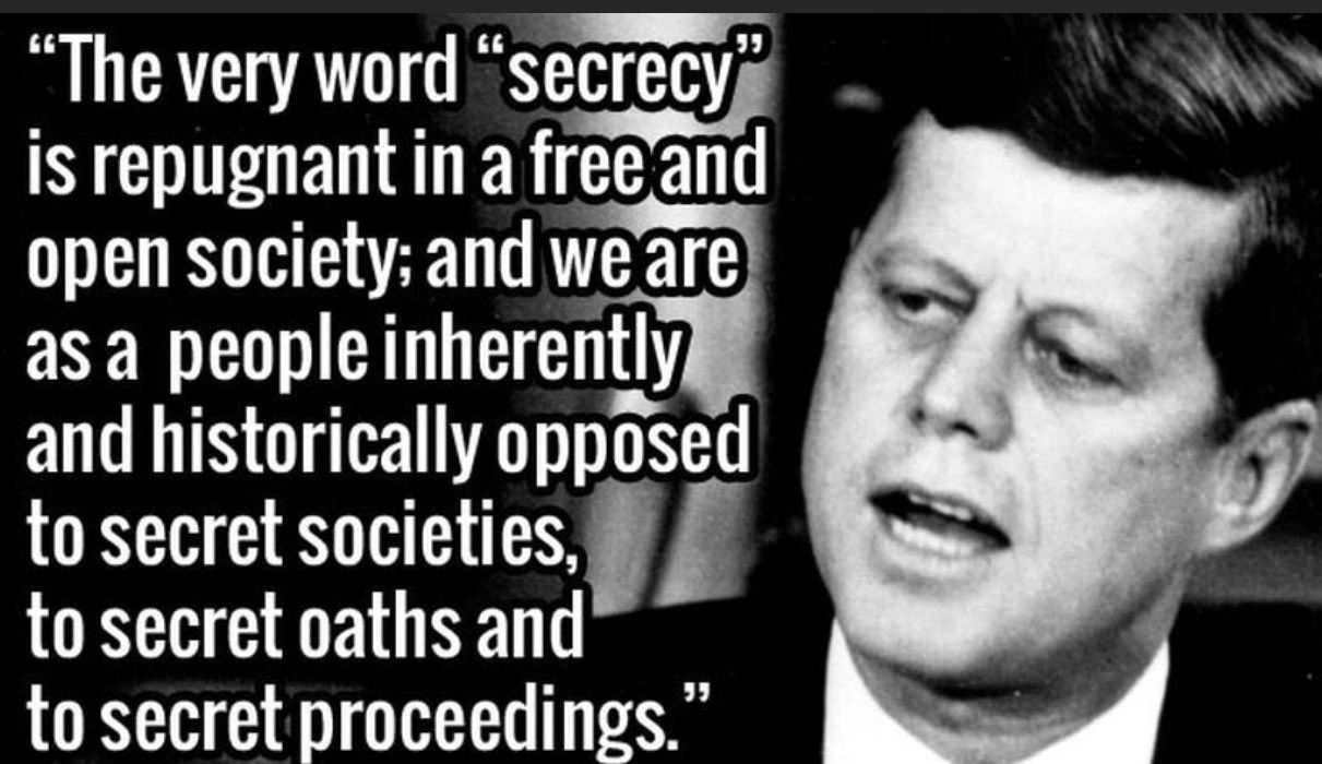 Secret Service Quotes JFK: THE ORIGINAL CANARY IN THE MARXIST COALMINE = CIVIL WAR