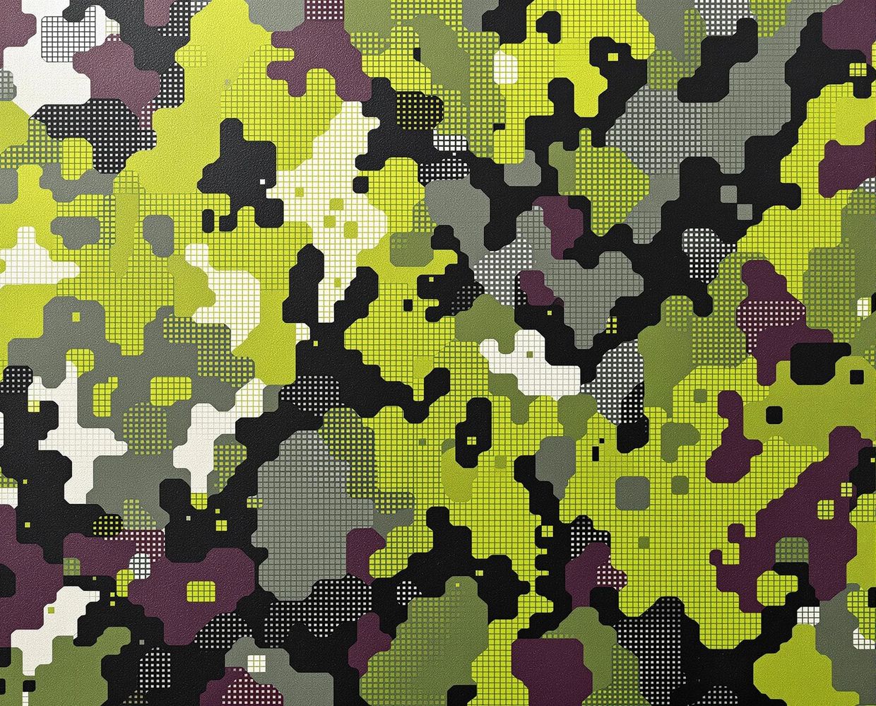 Digital camouflage painting — AI-generated synthographic artwork by davidname.