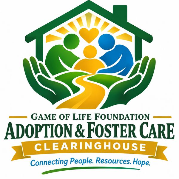Logo for adoption and foster care foundation.