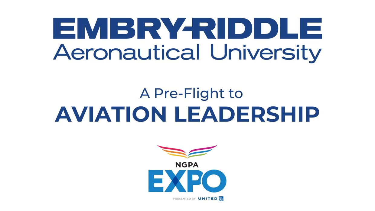 Embry-Riddle Aeronautical University promotes aviation leadership at NGPA Expo.