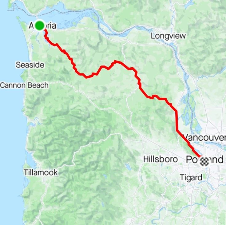 Astoria To Portland