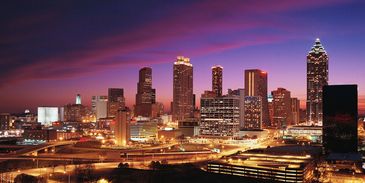 Picture of Downtown Atlanta Skyline Home Buying Selling and Investing.