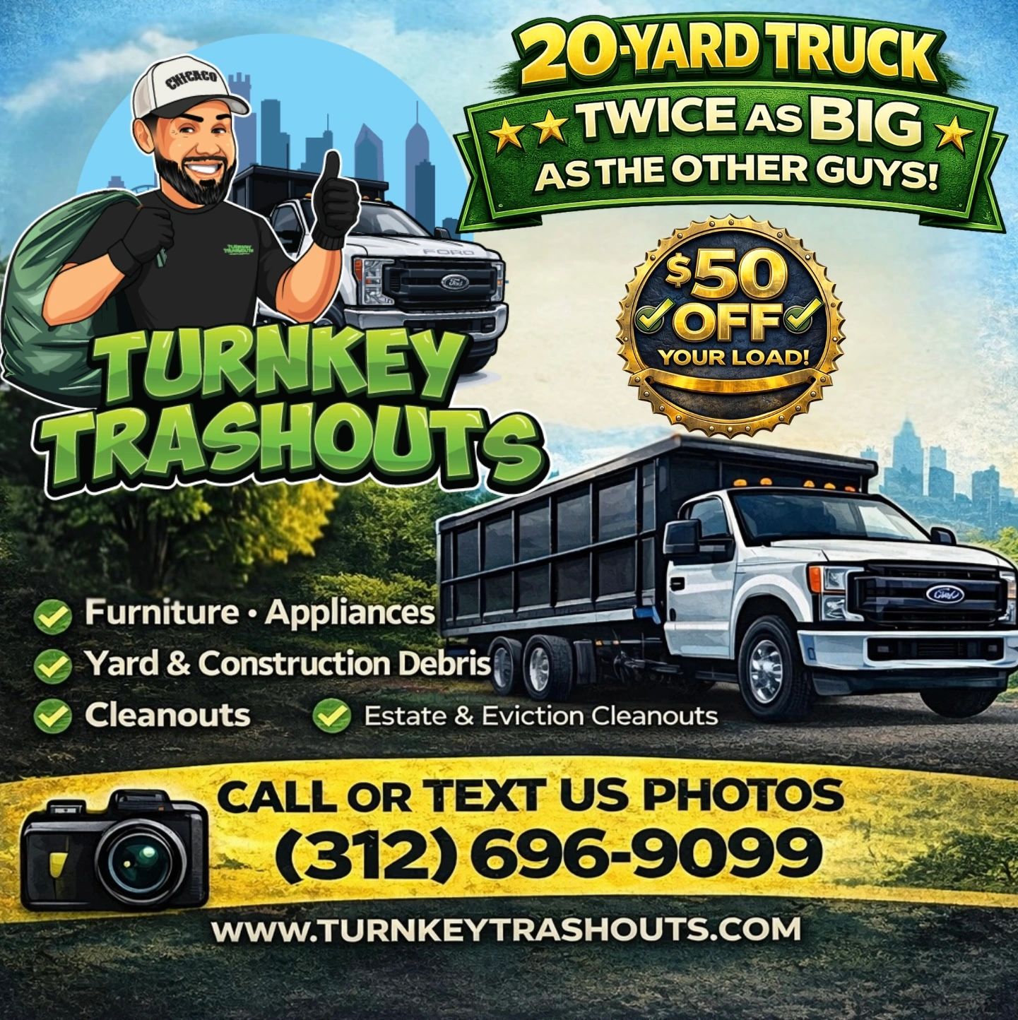 Turnkey Trashouts flyer