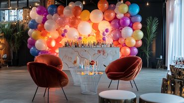 Balloon Walls for custom event decorating in Jupiter and Palm Beach County