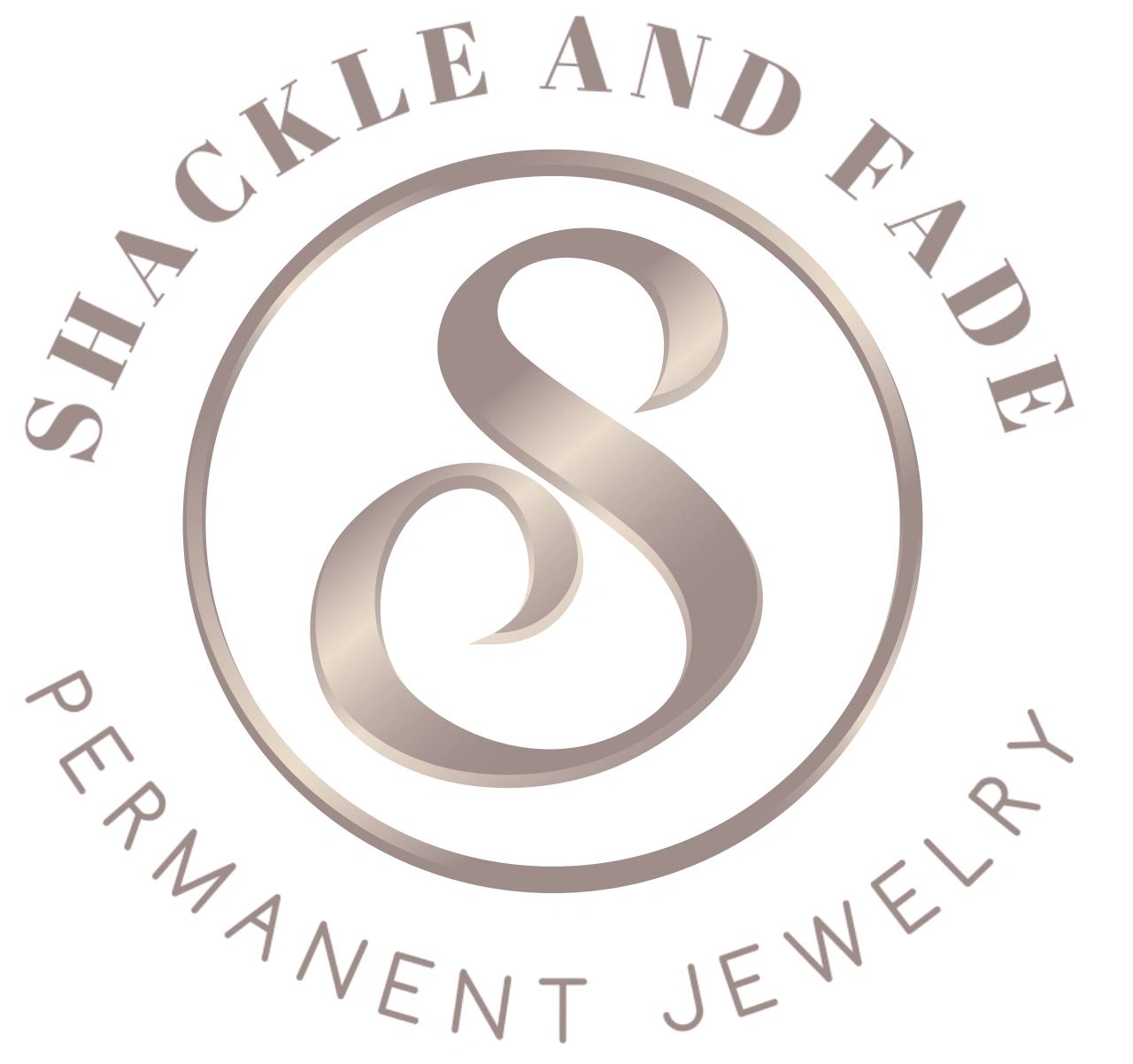 Shackle and Fade Permanent Jewelry Welded Bracelet, Permanent Bracelet, Permanent Jewelry