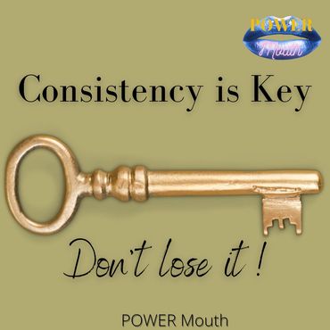 A quote about consistency