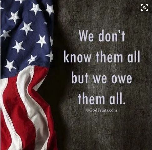 We don't known them all but we owe them all.