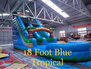 18 Foot Blue Tropical 