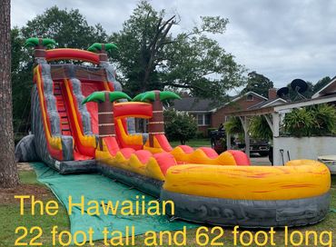 22 foot Hawaiian Slide 62 foot long water slide