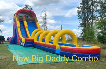22 foot Big Daddy Slide, 62 foot long water slide