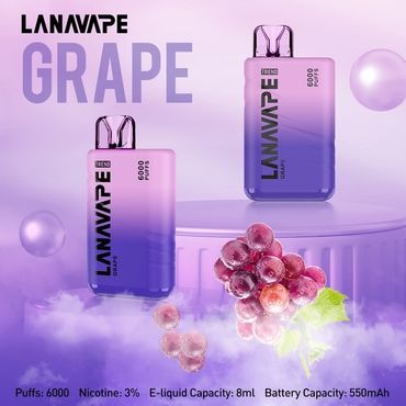 LANAVAPE TREND 6000 PUFFS GRAPE