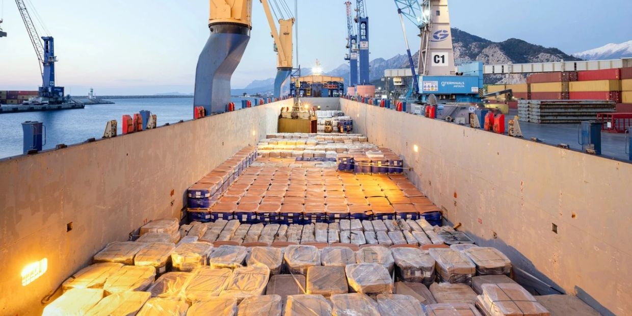 International cargo shipment illustrating Iraq import-readiness and documentation coordination