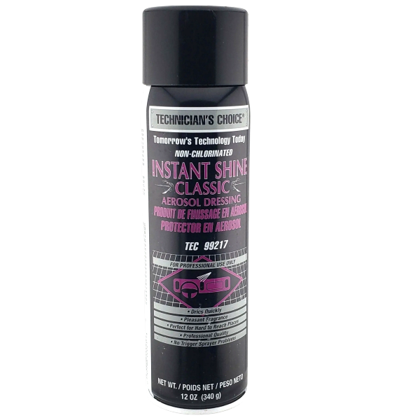 instant shine classic aerosol dressing Quick Shot-Vinyl & Plastic Coating