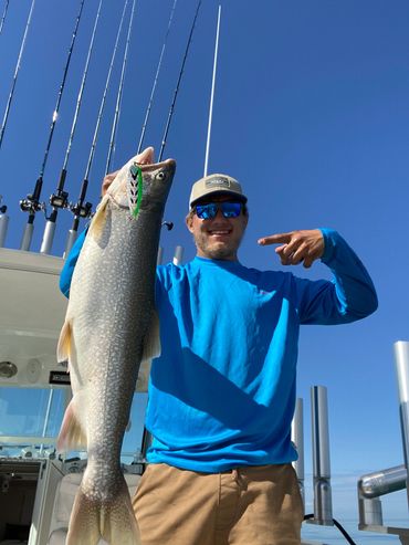 Lake Erie Lake Trout on BushWhacker Fishing Charters