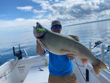 Lake Erie Lake Trout on BushWhacker Fishing Charters