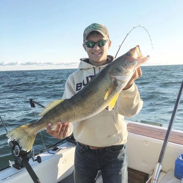Lake Erie Walleye on BushWhacker Fishing Charters