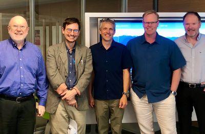 Thesis Defence: David Pimm, Cary Campbell, Michael Pruner, Peter Liljedahl, Sean Chorney.