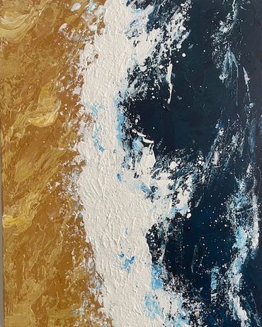 Ocean and Golden Shore