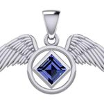 Angel Wing w/Sapphire Symbol