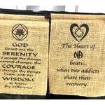 NA Burlap Scroll