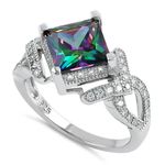 Rainbow CZ Ring