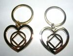 Service Symbol Heart Keytag