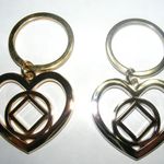 Service Symbol Heart Keytag