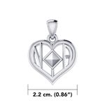 NA Heart Pendant