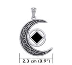 Onyx Moon Celtic Pendant - Image 2