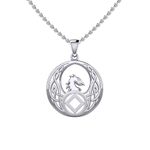 Celtic Phoenix  Service Symbol Pendant