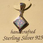 NA Opal Service Pendant-Sterling