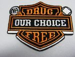 "Drug Free Our Choice" Patch