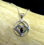 NA Heart of Power Pendant with Onyx - Image 3