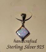 NA Opal Service Pendant-Sterling - Image 3