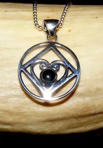 NA Heart of Power Pendant with Onyx - Image 4