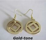 NA Service Symbol Earrings (gold or silver)