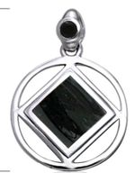 NA Onyx Service Symbol Pendant