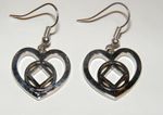 NA Heart Earrings (gold or silver) - Image 3