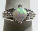 Opal Service Symbol Ring - Image 4