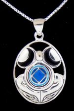 NA Blue Moon Goddess Pendant