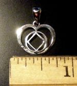 NA Heart Pendant-Small - Image 4