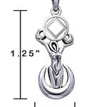 NA Triple Moon Goddess Pendant