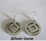 NA Service Symbol Earrings (gold or silver)