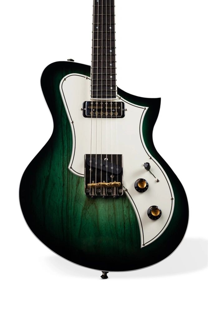 Kauer Guitars Korona 2022 Green Burst, NEW (Authorized Dealer)