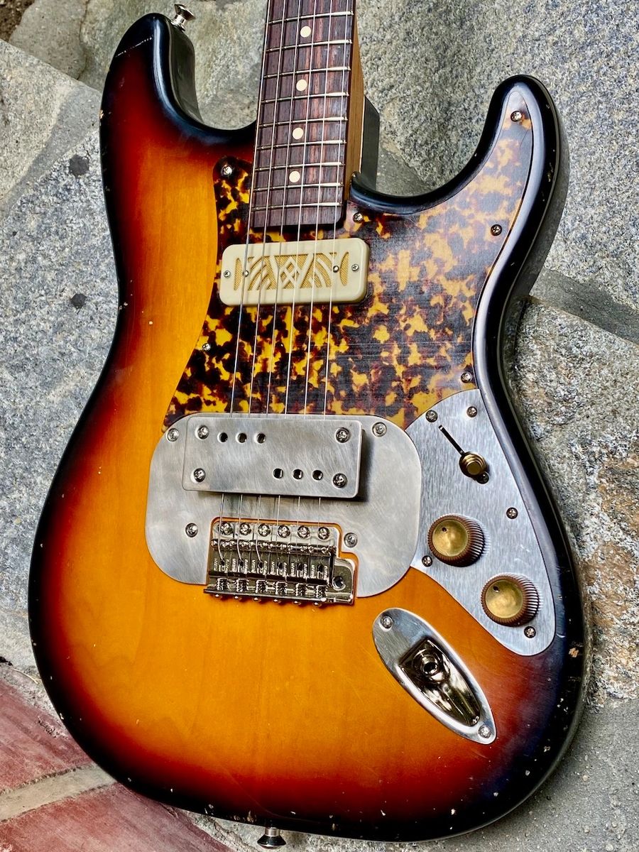 Waterslide S Style Coodercaster W Mojo Lap Steal And M Foil Gold Foil Pickup 3